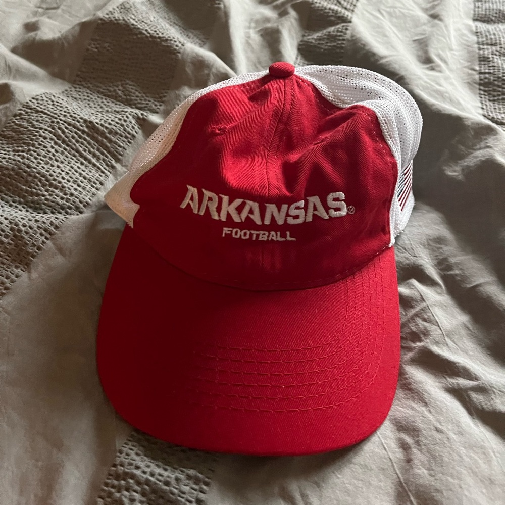 Arkansas Football hat.
